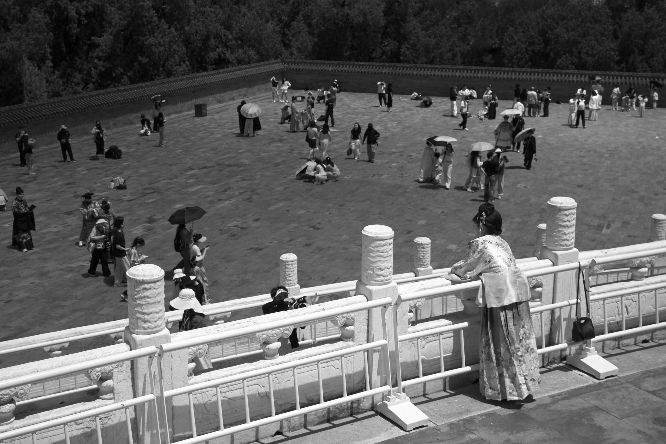 Beijing 09, 2026 — Fotografia digitale, bianco e nero