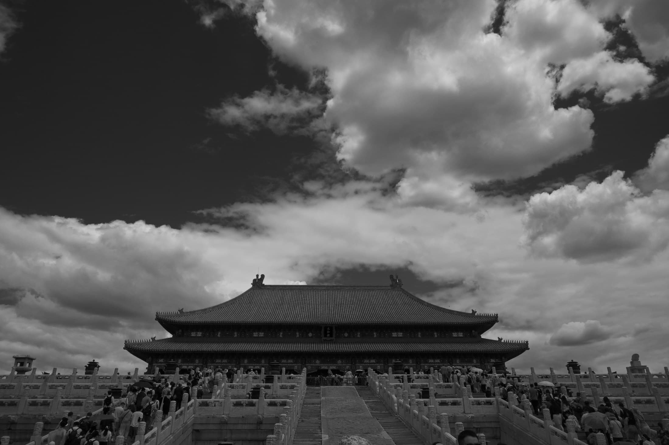 Beijing 21, 2026 — Fotografia digitale, bianco e nero