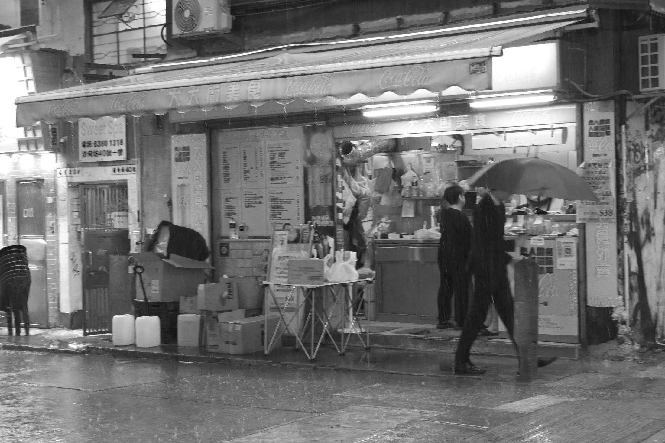 Hong Kong 13, 2026 — Fotografia digitale, bianco e nero