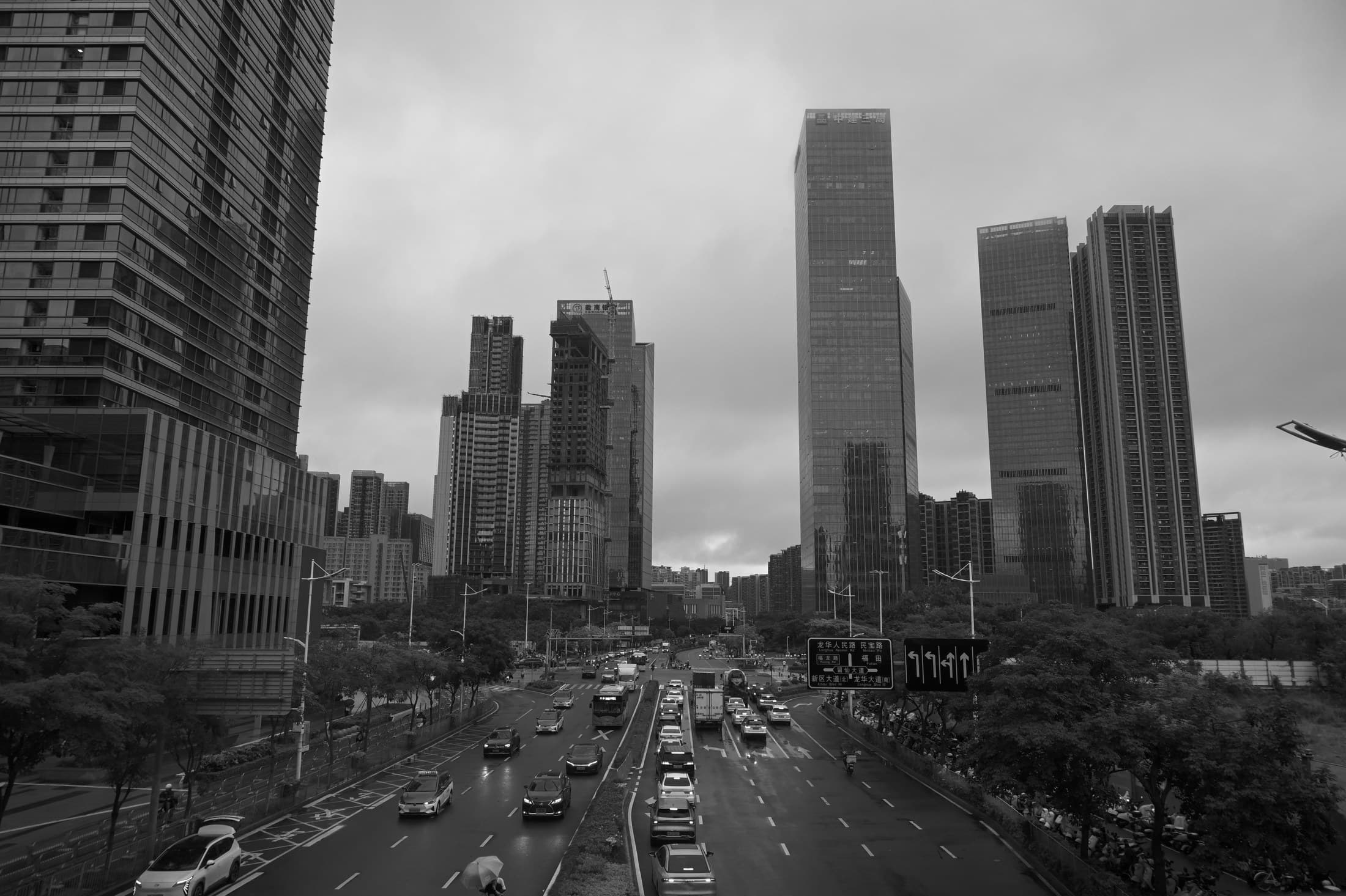 Shenzhen 03, 2026 — Fotografia digitale, bianco e nero